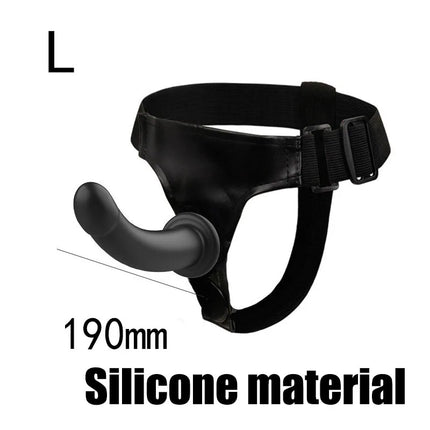 Remote Control Vibrating Silicone Strap On Dildo Harness, Adjustable Wearable Pegging Panties for Couples, Detachable Dual Stimu