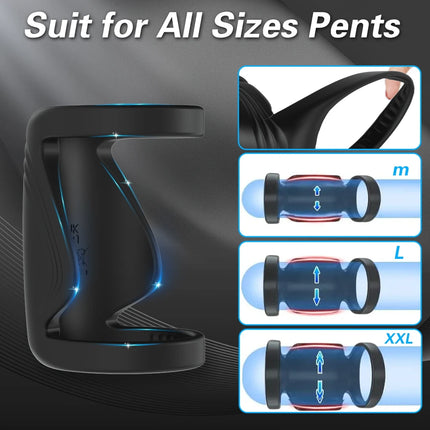 APP Control Vibrating Cock Ring For Men Clitoris Stimulation Ejaculation Delay Penis Ring Adult Supplies Sex Toy For Couples