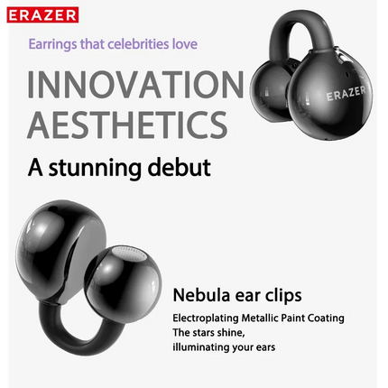 ERAZER XF55 Bluetooth V6.0 AI Earphones Noise Redution OWS Ear clip Headsets Wireless Headphones Translator Earbuds Longlife