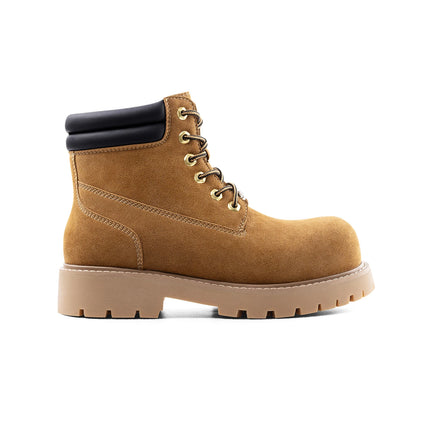 Men's Winter Leather Boots Height Increasing / Bottes Cuir Hiver Homme Rehaussantes