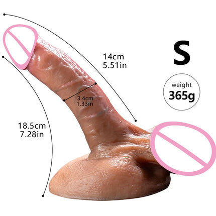 8.5 inch Skin Feeling Big Penis Dick Realistic Dildos Female Masturbator Silicone Soft Dildo Suction Cup Sex Toys for Women Men