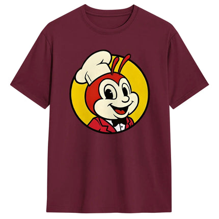 Couple T-Shirt J-Jollibee Bee Mascot  T Shirts Hippie  Summer Tees Vintage 100% Cotton Clothes Gift Idea