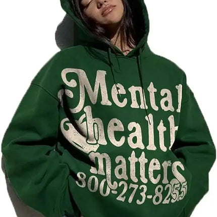 In Stock Ready To Ship European American Retro Hip Hop Punk Street Foam Letter Hoodie Fashion Casual Wear