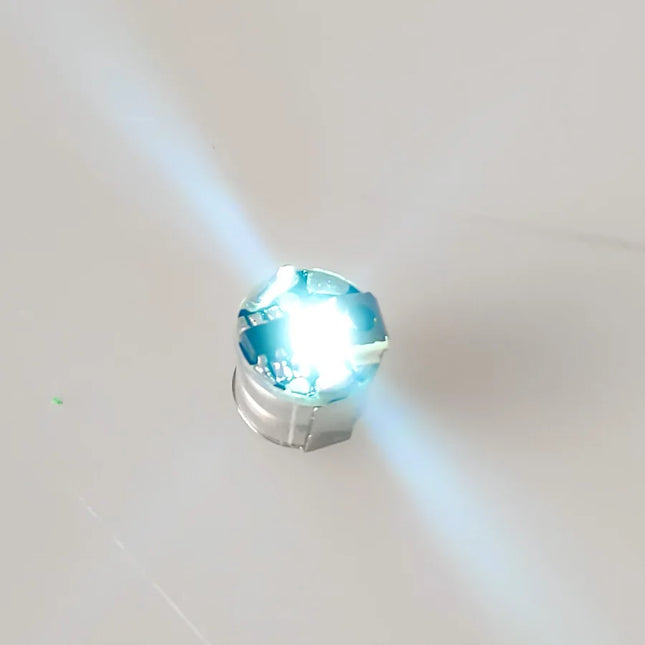 3pcs 7.6*7.1mm Miniature Wireless Led Lamp Model Press Button Type for Robots/House Decoration/Cars/Micor Landscape with Battery