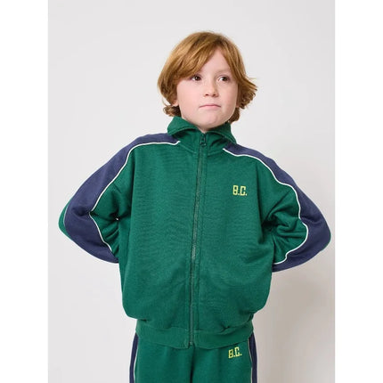 Boys and Girls Sports Set 2026 Spring Summer BC New Fashion Cartoon Printed Top Cotton Casual Boys' Sports Shirt Children's Wear