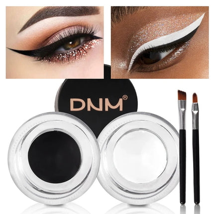 [TE1] 2Pcs Eyebrow Enhancers Makeup Waterproof 3D Natural Eye Brow Pomade Eyebrow Gel Caramel Brown Professional Makeup
