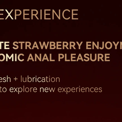 1pcs, Strawberry shaped metal anal plug, butt plug, dildos, adult women toys, adult men toys, adult pleasure, sexual wellness