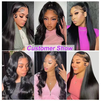 Brazilian Straight Lace Closure Human Hair 2x6 4x4 5x5 6x6 Lace Closure Straight 13x4 13x6 HD Lace Frontal with 360 Lace Closure