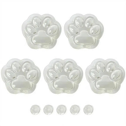 Cat Paw Hollow Ball Skin DIY Stress Relief Toy Slow Rebound Fidget Sensory Ball Toy Decompression Irregular Ball Cover ﻿