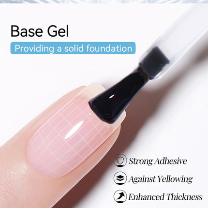 UR SUGAR 15ml Top Coat and Base Gel Nail Polish Hema Free Base Top Coat Gel Semi permanent Soak Off UV LED Nail Gel Varnish