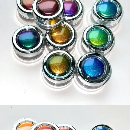 High-Pigmented MultiChrome Eyeshadow Powder MultiChrome Shifting Pigments Duochrome Chameleon Eyeshadow Infinite Chrome Powder