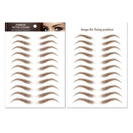 6D Hair Like Eyebrows Stickers Makeup Waterproof Eyebrow Eyebrow Long Natural Hair-liked Authentic Eyebrow Tattoo Sticker
