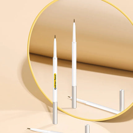 Kemelo Eyebrow Pencil Very Fine Waterproof, Sweat Proof Lasting Without Decolorization Makeup Artist Special Root Clear