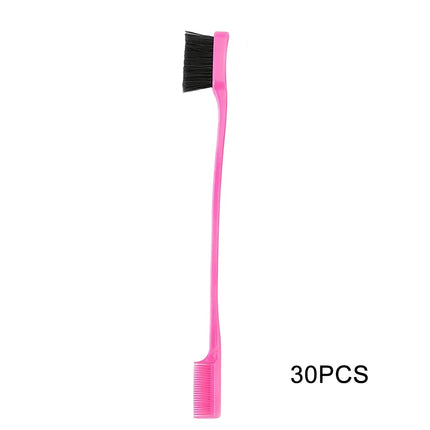 10PCS/20PCS Double-Sided Hair Edge Control Brushes-Multifunctional, Hair Brush for Smooth Styling, Eyebrow & Hair Care Tools