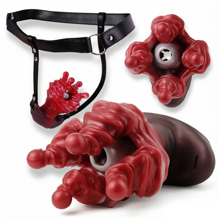 LEZEE Strap On Anal Plug Silicone Masturbators Cup Vaginal Penetration Buttplug Adult Game Cosplay Anus Dilator Wearable Sex Toy