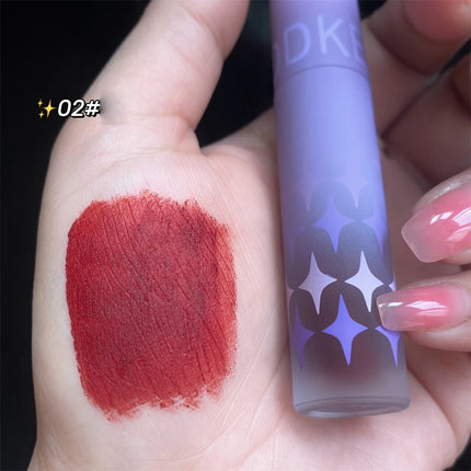 Pigeon Blood Red Matte Lipstick Waterproof and Lasting Blue Gothic Lip Gloss Sexy Punk Black Lip Tint Dark Lip Cream Makeup