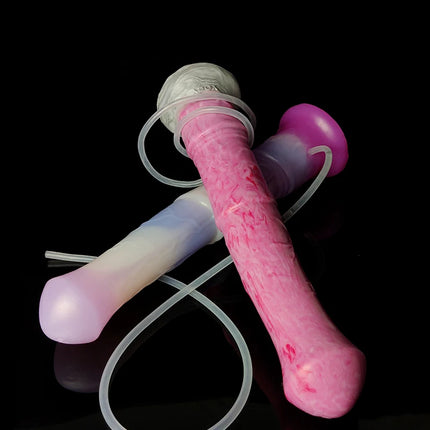 YOCY Ejaculating Horse Dildo 10 Modes Vibrator Female Clit Stimulator Silicone Animal Penis With Sucker Sex Toy For Women Men