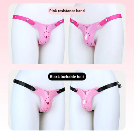 LICKER ABS Chastity Cages With Urethral Orifice Penis Bondage Cock Lock Loyalty Belt Sex Toys For Men Sissy Erotic Accessories