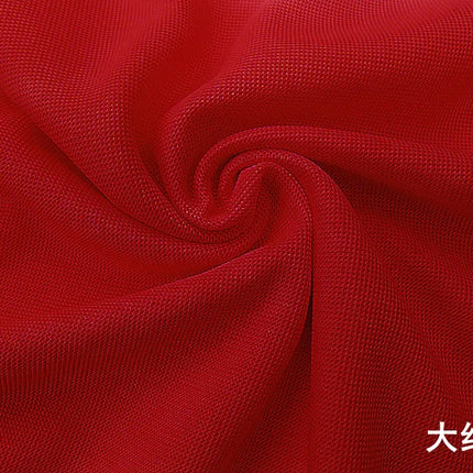 Pure Pique Fabric Classic Comfort Mesh Spring Summer Collar Polo T-Shirt Breathable Designer Knit Clothing DIY Material