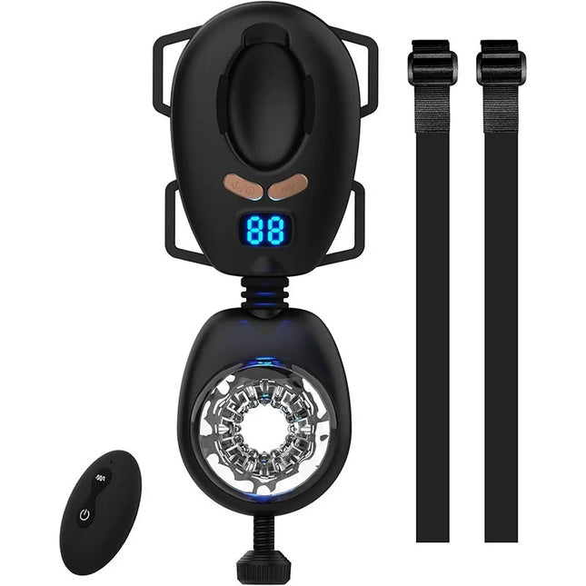 Mens Wearable Automatic Masturbator 9 Mode Remote Hands-free Penis Vibrator Trainer Dicks Glans Massage Stimulator Adult Sex Toy