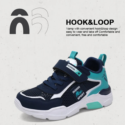 Single Net Children's Shoes Boys Sneakers Summer Breathable Non-slip Surface Girls Casual Tennis Sports Running Outdoor Shoes