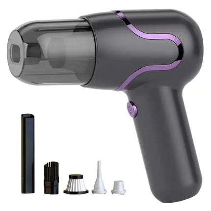 Portable Handheld Vacuum 5000Pa Cordless Car Vacuum Cleaner With Brushless Motor 4 In 1 For Keyboard, Home, Pet And Car