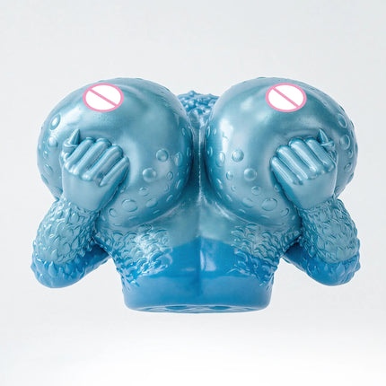SHAZ Fantasy Boobs Realistic Breast Texture Men's Silicone Masturbation Cup Male Masturbator Penis Stimulator Adult Sex Toys 18+