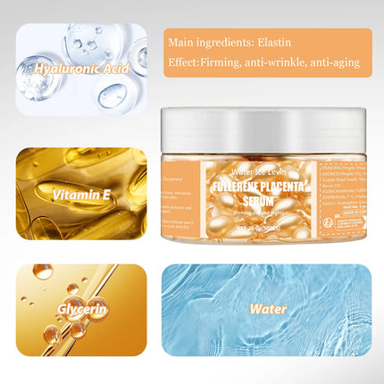 50 Fullerene Essence Capsules Collagen Capsules Facial Care Essence Anti-Wrinkle Anti-Acne Firming Whitening Hyaluronic Acid Essence Skin Care New Model