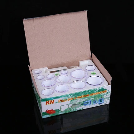 12/6Pcs Vacuum Cupping Set Suction Cups Back Massage Body Cup Detox Massage Body Cups Vacuum Cupping Anti Cellulite Massage Jars
