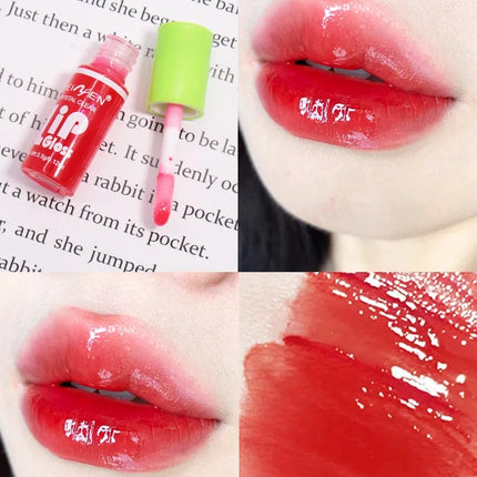 6PCS Moisturizing Lip Gloss Transparent Lip Oil Hydrating Lip Glaze Lip Plumper Hydrating Make Up Liquid Lipstick Lips Cosmetics