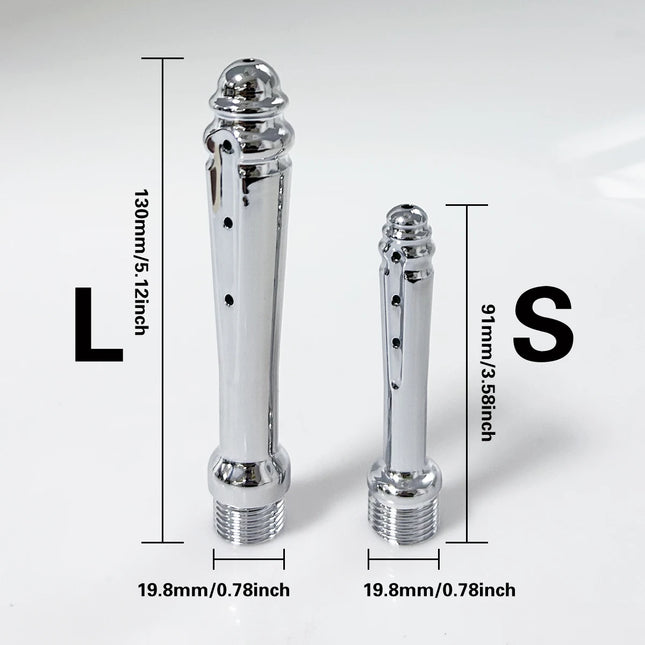 1 Piece, ABS Anal Vaginal Douche, Conversion Head for Outdoor Use, Butt Flush, Multi-function Enema, Plug-in Shower, Sex Toys