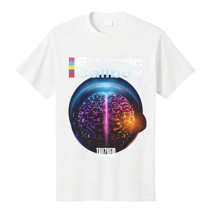 Tanzneid Album Cover Shirt ELECTRIC CALLBOY Band Design T-shirt Unisex Streetwear Cotton Loose Women Men Tshirts Graphic Merch