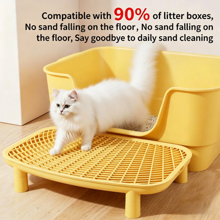 Cat litter pad anti-splash cat pad double-layer cat litter sand control pad cat toilet sand control table cat litter basin