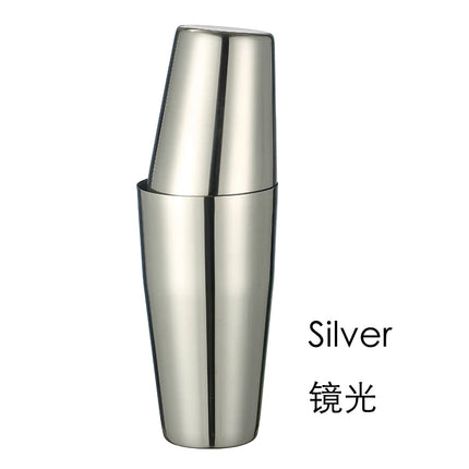 800ml Boston Cocktail Shaker Martini Bar Cocktail Shaker Stainless Steel Boston Flair Mixing Tin Set
