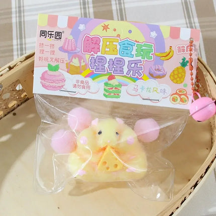 Dinosaur Figure Little Milk Dragon Decompress Toys Squeeze Toys Cartoon Doll Milk Dragon Squeeze Toy Soft Stuffed Yellow