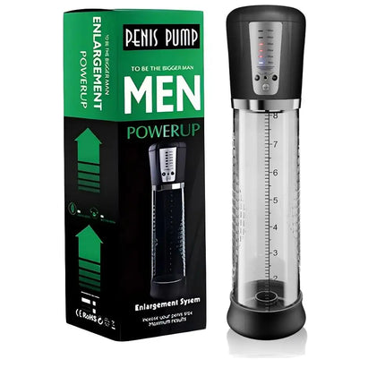 Electric Penis Pump Male Masturbator Vacuum Pump Extender Enlarger Dick Pump Cock Ring Adult Delayed Ejaculation Training 18+