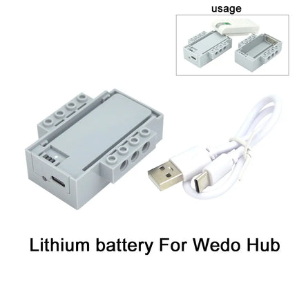 Electric PF Parts Toy Set Fit for Wedo 45300 Hub and WeDo 2.0 Software Fit for MEDIUM MOTORS 21980 45303 Toys Leduo
