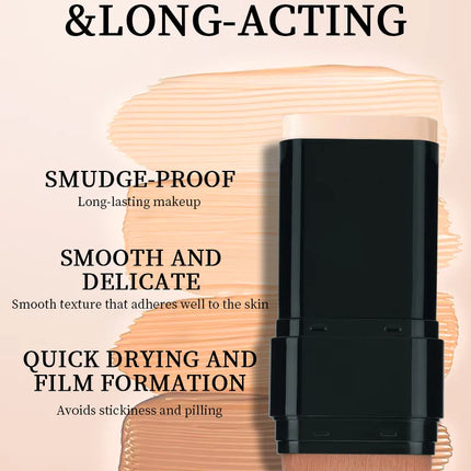 Eraser contour foundation stick moisturizing,light,long-lasting waterproof,breathable concealer natural,docile liquid foundation