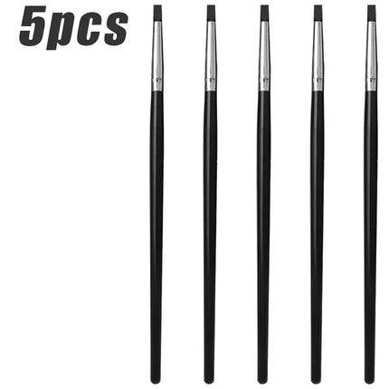 1/5pcs Silicone Eyeliner Brushes Professional Eye Beauty Tool Eyebrow Contour Details Painting Makeup Applicator Cosmetic Brush