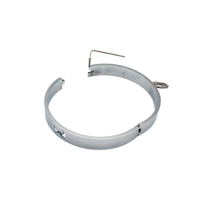 Metal Handcuffs Wrist Ankle Cuffs Locking Neck Collar Posturte Slave Bondage SM Spreader Bar Shackles Adult Sex Toys Men Women
