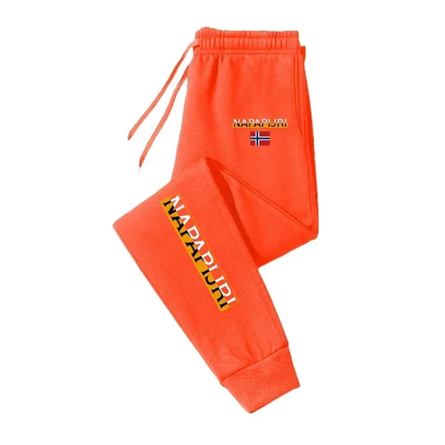 New Men's Sweatpants Spring Autumn Fleece Pants Sportswear Pants Casual Drawstring Pockets Trousers Oversize Sweatpants For Men