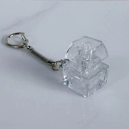 Fingertip Keyboard Clicker Toys 1/2/3/4/9 Key Crystal Keychain Stress Relief Anti-Anxiety Decompression Gadget