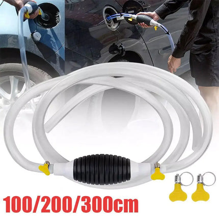 Universal Car Fuel Pump Hand Gas Oil Pump Manual Suction Pipe Pumping For Boat Liquid Petrol Tuning Fuel Gasoline Diesel Pump