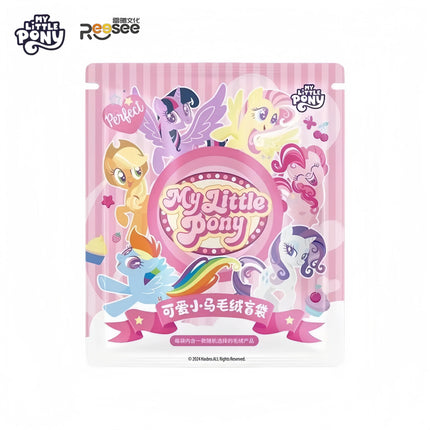 Reesee Genuine My Little Pony Blind Bag Box Plush Pendant Pinkie Pie Fluttershy Miniso Same Style Collectible Peripheral