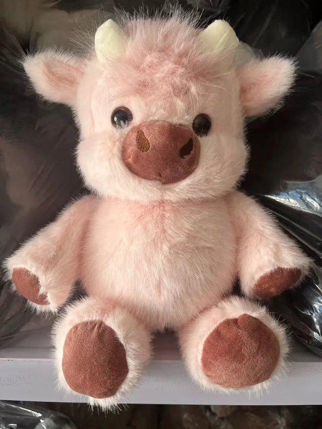 Animal Plush Toy Soft Calf Pig Stuffed Cute Animated Toy Pig Running Stuffed Gift Pillow Animal