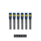 6pcs 0.3mm leads