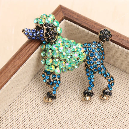 Baroque Luxury Beautiful Puppy Animal Design Brooch for Men and Women, JewelryAccessories, WeddingHolidayPartyCoupleSurpriseGift
