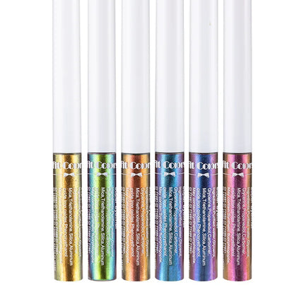 Chameleons Eyeliner Liquid Pearl Gloss Shiny Metallic Eyeshadow Liner Multi Chrome Color Aurora Eye Makeup Glitter Pigment