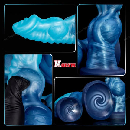 Huge Long Anal Plug/Dildo Monster Alien Large Butt Plug Silicone Suction Cup Anal Dilator G-Spot Sex Toys For Women Men Ass Toys