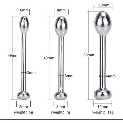 Metal Urethral Catheter Male Stainless Steel Horse Eye Urethral Plug Penis Headers Masturbator Adult SM Urethran Expander